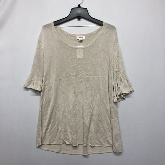 NWT Style & Co Women Short Sleeve Blouse Knit Top Size XXL 2XL Viscose B226 -3 - Picture 1 of 13